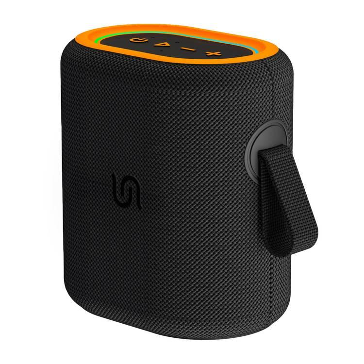 Porodo Soundtec Rave Portable Speaker, 8h Playtime, Bluetooth 5.3, Micro SD Card Compatible, IPX6 Water Resistant - Black