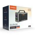 مكبر صوت Porodo Soundtec Surge 2.2 Channel Party، 100 وات، وقت تشغيل 8 ساعات، بلوتوث 5.0، وظيفة بنك الطاقة، كابل صوت 3.5 مم، إضاءة RGB، معادل متعدد النطاقات، مقاوم للماء IPX5 - أسود 