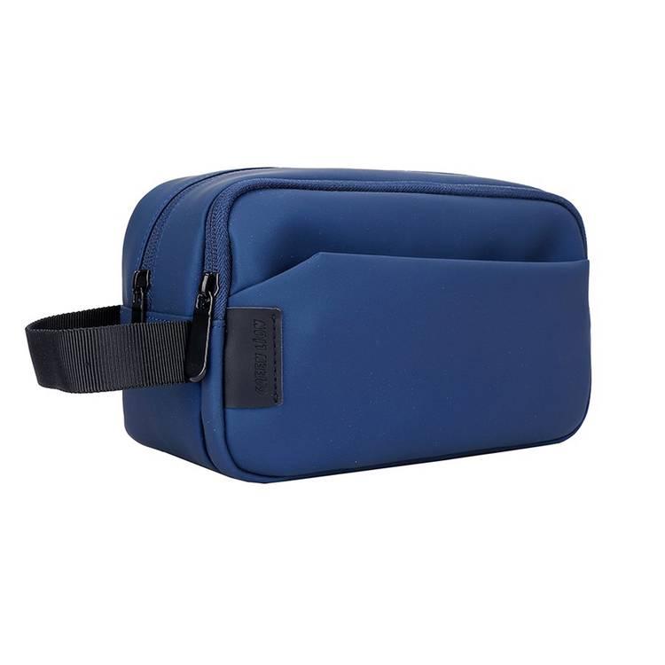 Green Lion Urban Travel Pouch, Waterproof & Quick Dry Interior, Multiple Pockets, Scratch-Resistant, Reinforced Handle - Blue