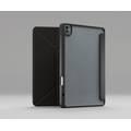 Levelo Conver Clear Back Hybrid Case for iPad Air 13", Lightweight Design, Precise Cut-Outs, Easy Snap-On - Black 