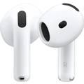 سماعات أذن لاسلكية حقيقية من Apple AirPods 4 مع خاصية إلغاء الضوضاء وتصميم خفيف الوزن وبلوتوث الإصدار 5.3 ومقاومة للغبار والعرق والماء - أبيض