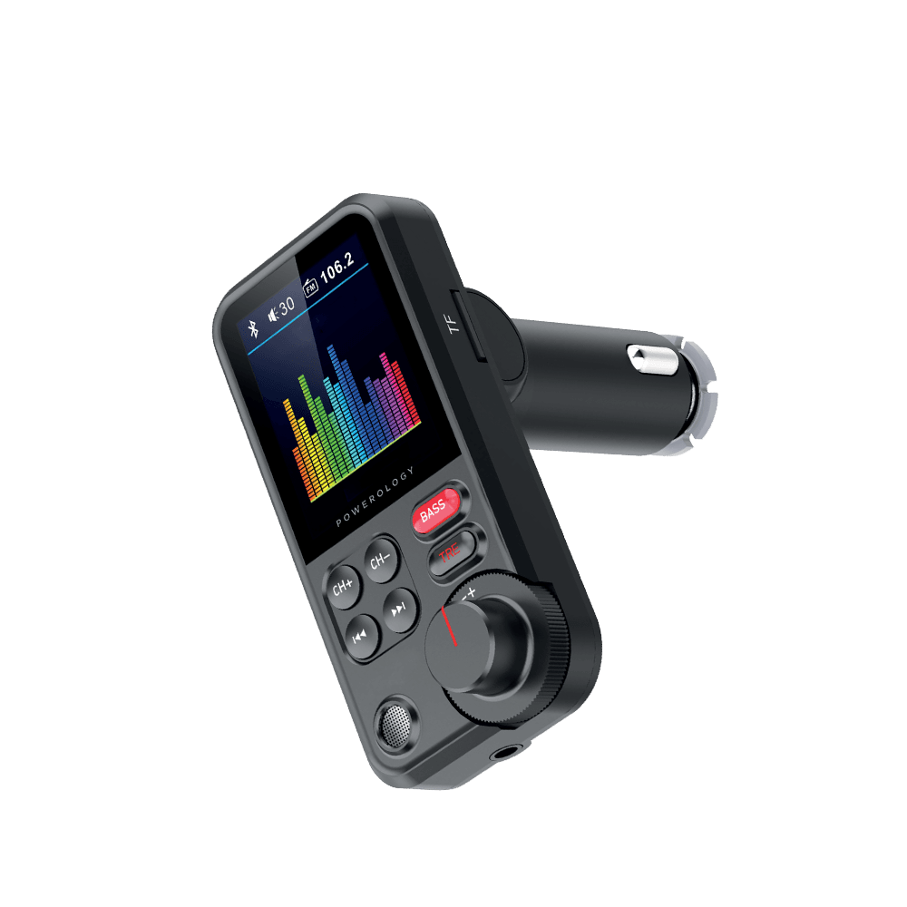 Fast Charging 18W Bluetooth FM Transmitter Pro - PCCSR003