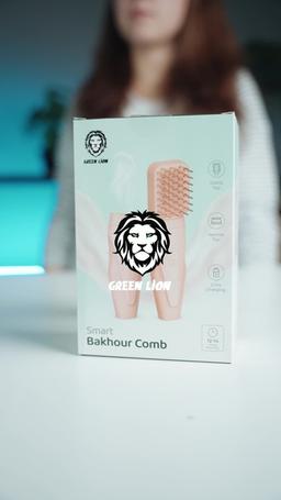 Green Lion Smart Bakhour Comb  - Black