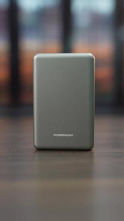 Powerology 10000mAh Magsafe Compact Design Aluminum Power bank  - Titanium