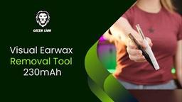 Green Lion Visual Earwax Removal Tool  - Black