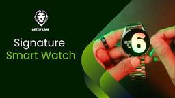 Green Lion Signature Smart Watch - Black