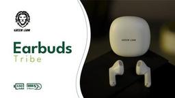 Green Lion Tribe Earbuds - White