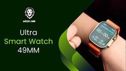 ساعة Green Lion Ultra Smart Watch مع 10 أيام في وضع الاستعداد + حزام إضافي - ذهب