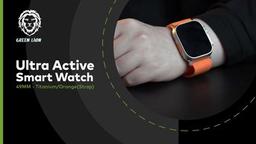 Green Lion Ultra Active Smart Watch - 49mm - Orange