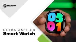 Green Lion Ultra AMOLED Smart Watch - Black - 49 MM