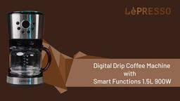 LePresso Digital Drip Coffee Machine with Smart Functions 1.5L 900W