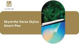 Levelo Skywrite Versa Stylus Pen for iPad - Matte White