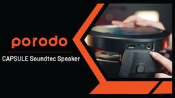 Porodo Soundtec Capsule Speaker - Gold