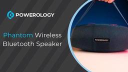 Powerology Phantom Wireless Bluetooth Speaker - Black