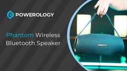 Powerology Phantom Wireless Bluetooth Speaker - Navy Blue	