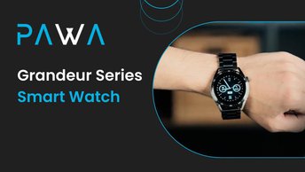 PAWA Grandeur Series Smart Watch - Black