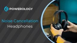 Powerology Noise Cancellation Headphone - Black