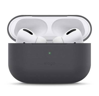 غطاء الحماية Elago الأساسي النحيف لسماعات Apple Airpods Pro - رمادي غامق