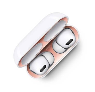 واقي الغبار Elago Dust Guard لأجهزة Apple Airpods Pro (مجموعتان) - ذهبي وردي لامع