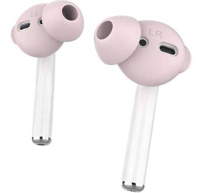 غطاء سيليكون AhaStyle لأجهزة Airpods (3 أزواج صغيرة) - وردي