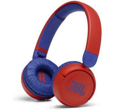 JBL JR310BT Kids Wireless Bluetooth On-Ear Headphones with Built-in Mic,  Lightweight & Foldable Design for Kids - Red