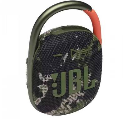 JBL Clip 4 Ultra-Portable Wireless Bluetooth Speaker  - Squad