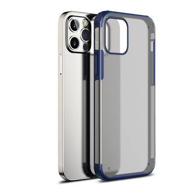 Devia Pioneer Shockproof Case Compatible for iPhone 12 / 12 Pro (6.1") Wear Resistant, Anti-Scratch, Easy Access To All Ports, Shock & Drop Absorption Back Cover - Blue