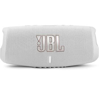 JBL Charge 5 Portable Waterproof Bluetooth Speaker - White