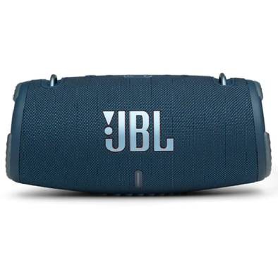 مكبر صوت لاسلكي محمول مقاوم للماء JBL Xtreme 3، عمر بطارية 15 ساعة، بلوتوث 5.1، بنك طاقة مدمج، متوافق مع JBL Party Boost - أزرق