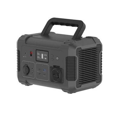 Powerology 140400mAh Power Generator 500W Pure Sine-Wave Output, 18W USB-A Quick Charge, 45W USB-C Power Delivery, 750W Max Surge - Black
