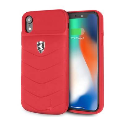 Ferrari Off Track Full Cover Power Case 4000mAh for iPhone X / Xs, Officially Licensed, Shock Resistant, Scratches Resistant