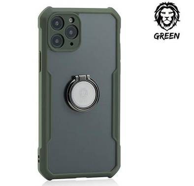 Green Lion Stylishly Tough Shockproof Case with Ring, Anti-Drop, High Classic Design, 360 Protection, Anti-Scratch, Shock-Absorption