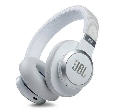 JBL Live 660NC Wireless Bluetooth Over-Ear Headphones - Bluetooth/Wireless - White