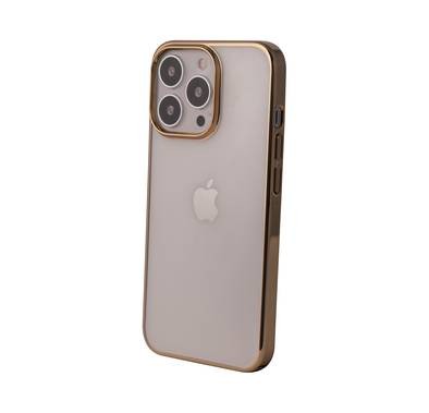 Devia Glimmer Series PC Elegant Case Compatible for iPhone 13 / 13 Pro (6.1") Shock Absorbent, Scratches Resistant, Slim & Lightweight Protective Back Cover - Gold