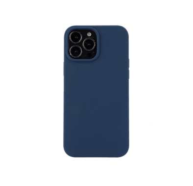 Devia Nature Series Magnetic Case for iPhone 13 / 13 Pro (6.1") Soft Liquid Gel Rubber Cover Shockproof Bumper, Back Cover Suitable with Wireless Charging Navy Blue