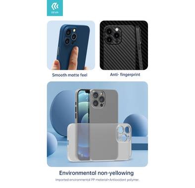 Devia Wing Series Ultra-thin Protective Case  Compatible for iPhone 13 Pro Max (6.7") Shock Absorbent, Scratches Resistant, Easy Access to All Ports (Cameras, Buttons & Speakers) Slim & Lightweight Protective Back Cover - جالكسي نوت 10 بلس