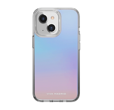 Viva Madrid Aura Hue Hybrid TPU/PC Air Pockets Case with Iridescent & Rainbow Effect Compatible for iPhone 13 (6.1") Scratch Resistant, 360º Bumper Full Protection