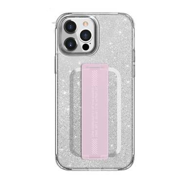 Viva Madrid Loope TPU/PC Clear Case for iPhone 13 Pro Max (6.7")  with Extra Silicone Grip - Celeste