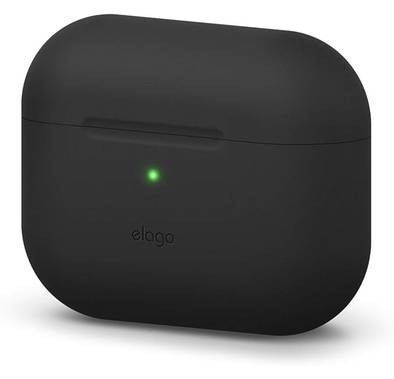 حافظة Elago AirPods، حماية من الغبار وحماية ضد الخدش مناسبة مع الشحن اللاسلكي - أسود