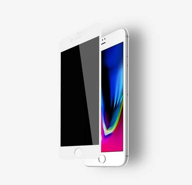 Devia Privacy Full Tempered Glass 0.26mm for Apple iPhone 8 / 7 - White