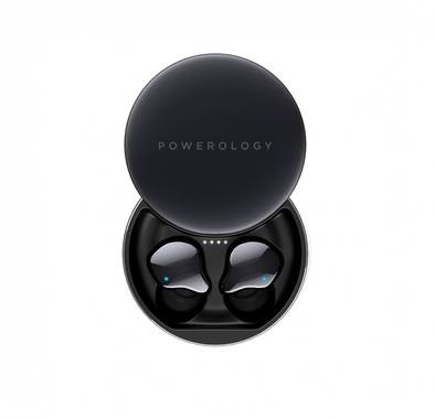 Bluetooth Headset Powerology PTWSEGY True Wireless Earbuds-Grey