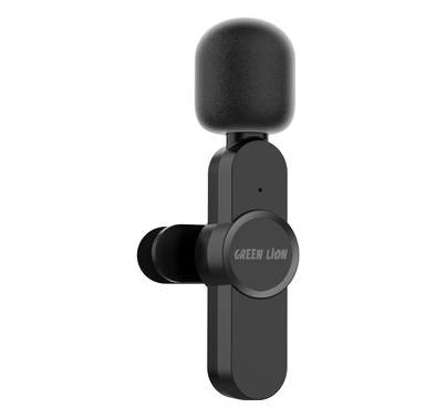 Green Lion Mini Wireless Microphone ( Type-C Connector ) - Black