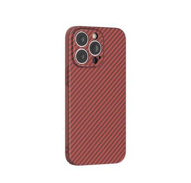 Green Lion Carbon Fiber Case for iPhone 13 Pro 6.1" - Red