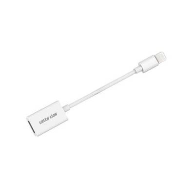 Lightning to USB Adapter Green Lion  Multi-Function OTG - White