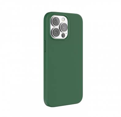 Green Lion Lusso MagSafe 360 Silicone Case for iPhone 13 Pro ( 6.1 " ), Anti-Scratch, Sweat & Waterproof, Shock-Absorption & Drop Protection - أخضر - آيفون 13