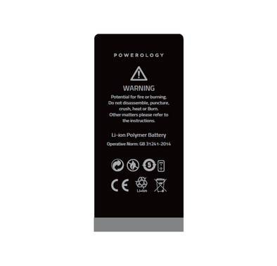 Powerology Li-ion Polymer Phone Battery 3110mAh / 12.03Wh for iPhone 11-Black