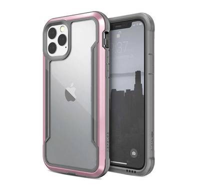 X-Doria Defense Shield Phone Case Compatible for iPhone X (5.8") Shock-Absorption iPhone X Cover - Rose Gold