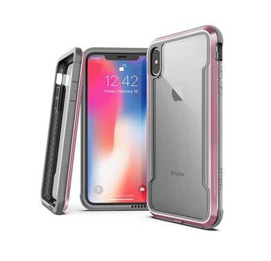 X-Doria Defense Shield Phone Case Compatible for iPhone Xs Max (6.5") Shock-Absorption iPhone Xs Max Cover - Rose Gold