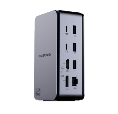 Powerology 15 in 1 Dual Dock Station PD 100W