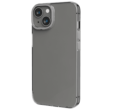 Levelo Sensa Clear Back Case - iPhone 14 -  Clear/Silver